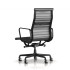【造型优雅】Herman Miller 赫曼米勒 Eames Aluminum Group Executive座椅 气动调节高度+倾斜锁 黑色皮革