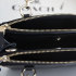 【柔刚并融】蔻驰 Mini Christie系列 女士迷你双拉链杀手包 黑色 F57523