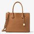【杨幂同款】Michael Kors/MK studio 迈克高仕 Mercer Large 女士大号单肩包/手提包/锁头Tote包 30F6GM9T3L 多色可选